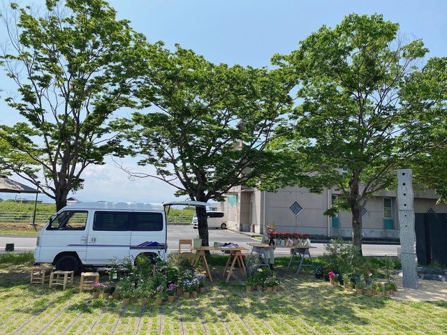 移動庭園 ＠不知火美術館・図書館