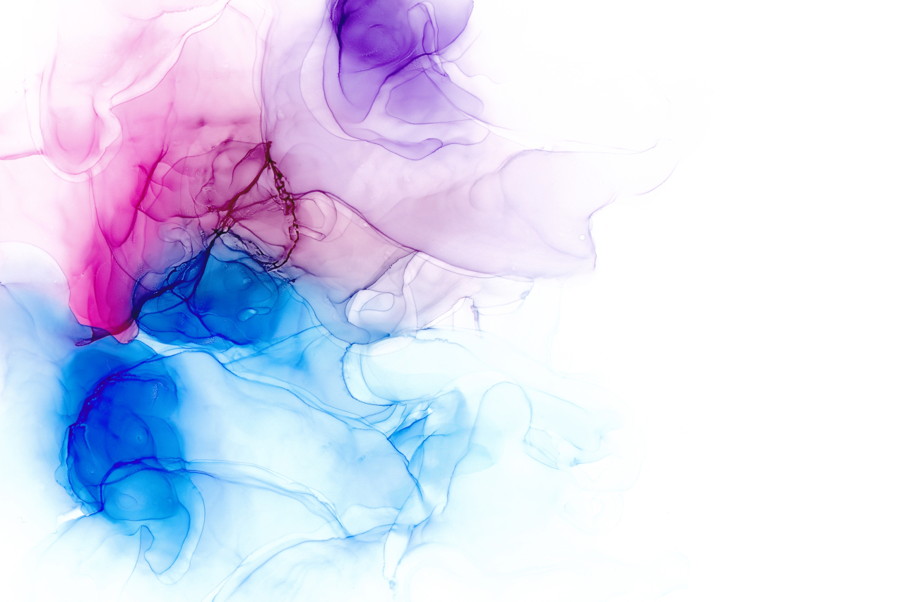 アルコールインクでしおりづくり