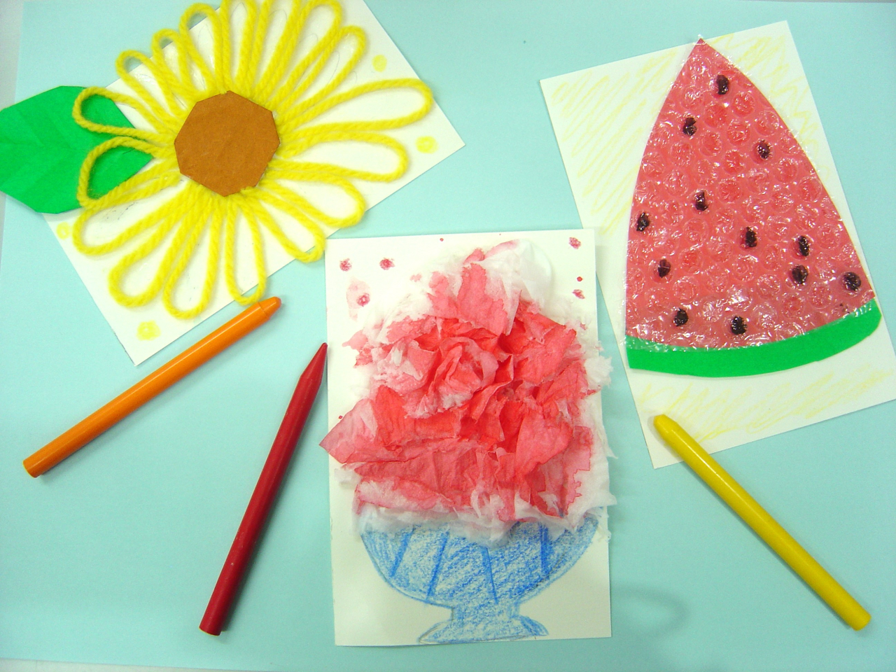 【小川分館】夏の立体絵手紙を作ろう！