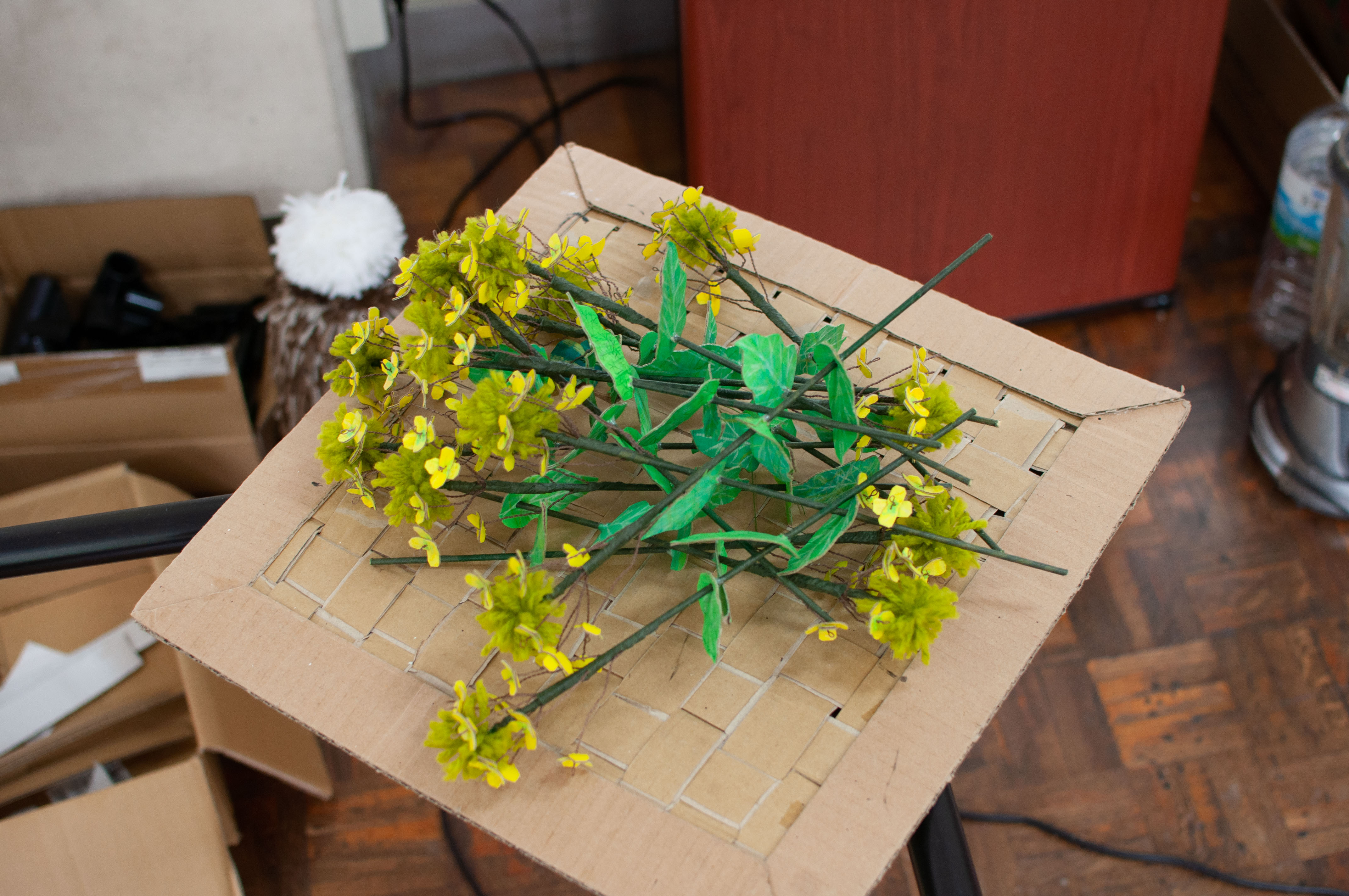 【受付終了】ダンボールのお花で花束を作ろう